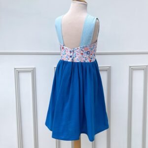 Robe Candice Liberty Betsy piscine et gaze Bleu électrique 8 ans