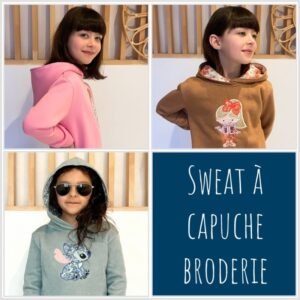 Sweat à capuche mixte brodé molleton Liberty Exclu France/Belgique