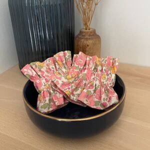 Manchettes élastique femme Betsy rose vanille glitter