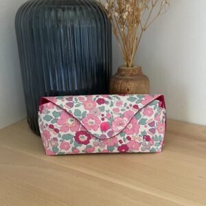 Etui à lunettes Betsy pétale irisé