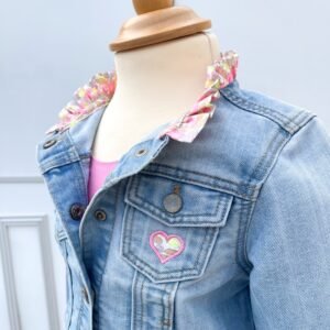 Veste 5 ans 2nde main customisée Betsy berry latte