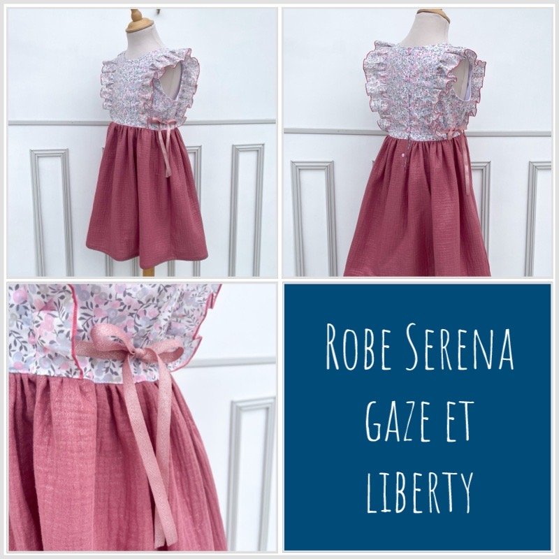 Robe Serena gaze et Liberty Exclu France/Belgique
