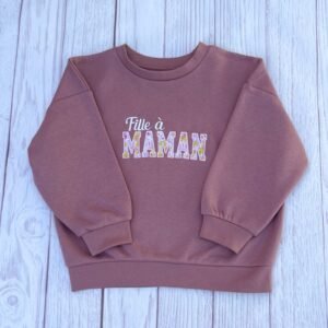 Sweat loose customisé Liberty 6 ans