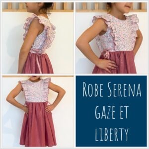 Robe Serena gaze et Liberty Exclu France/Belgique