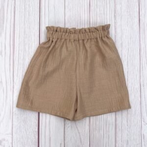 Short Rosalie gaze pailletée camel 10 ans