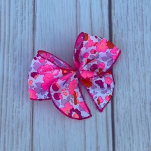 Barrette Céleste Betsy rose rare