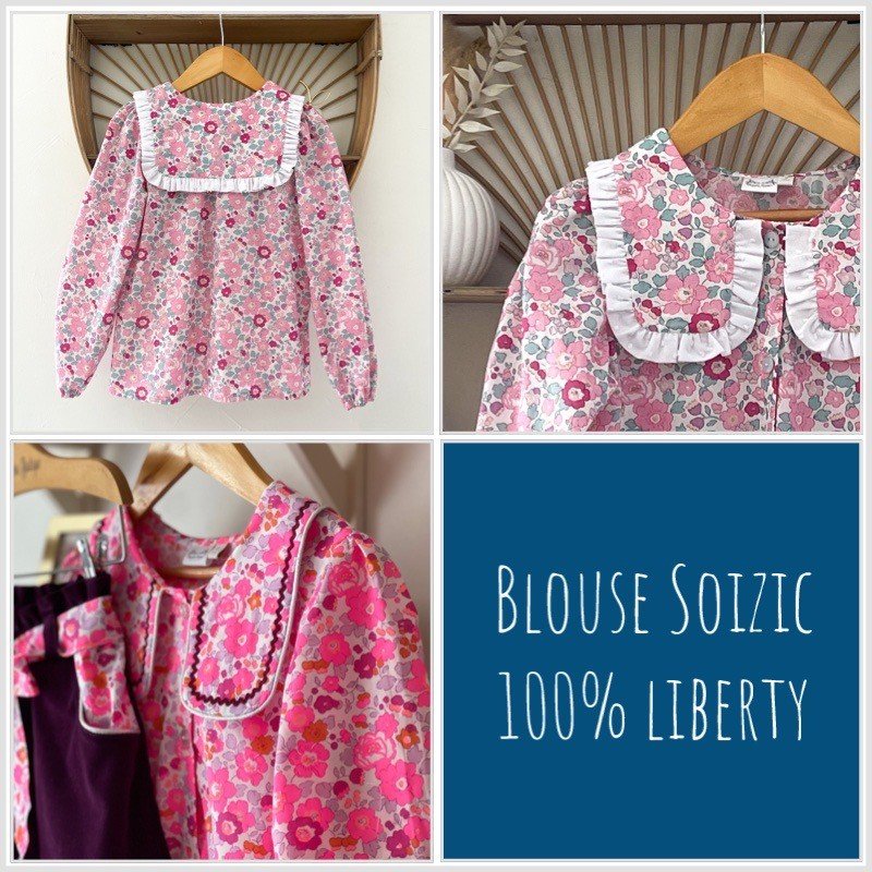 Blouse Soizic 100% liberty Classique