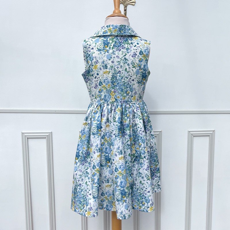 Robe Suzanne Bouquet parade ultramarine – Image 2