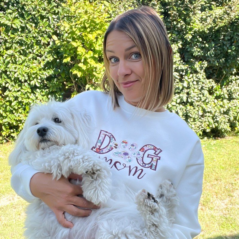 Sweat personnalisé DOG MUM Liberty Betsy rust – Image 4