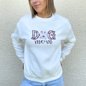 Sweat personnalisé DOG MUM Liberty Betsy rust