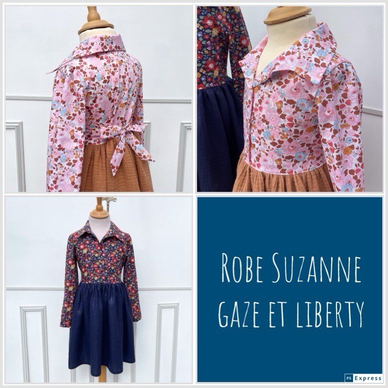 Robe Suzanne gaze et Liberty Exclu USA/Japon/UK