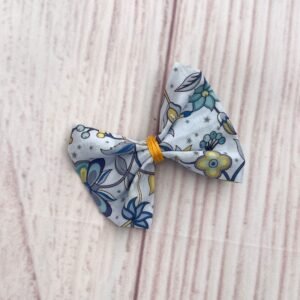 Barrette nœud Liberty Midnight vine bleu