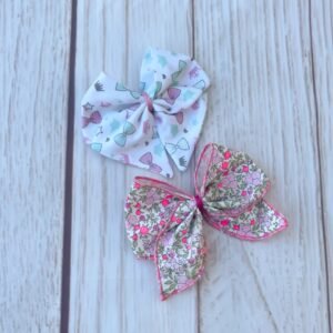 Duo de barrettes popeline (numéro16)