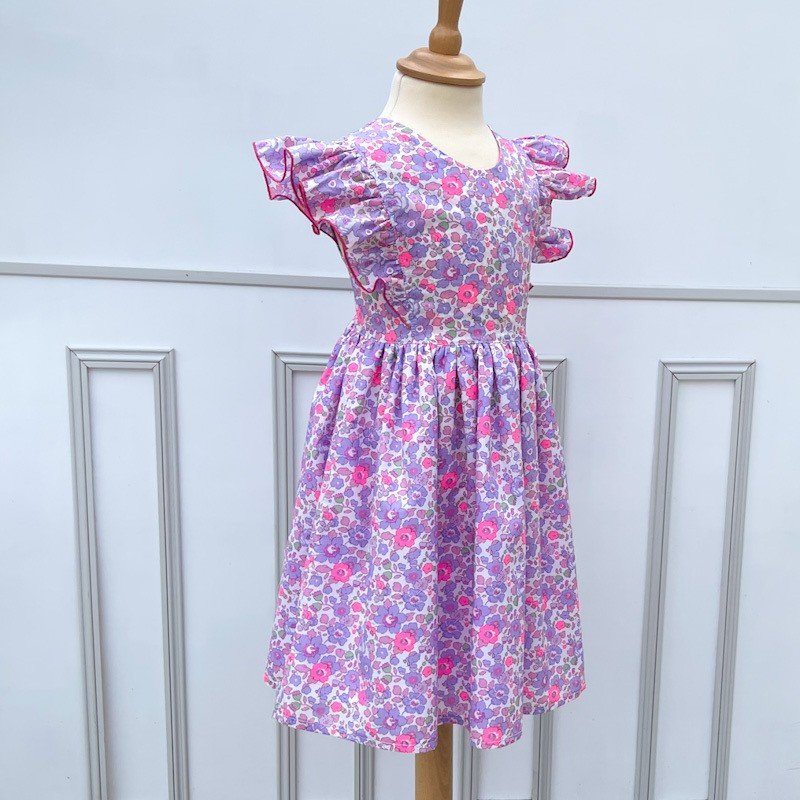 Robe Candice Liberty Betsy néon purple – Image 3