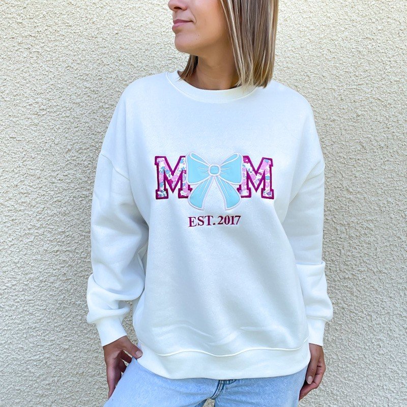 Sweat personnalisé MUM Liberty Betsy Pétale irisé – Image 3